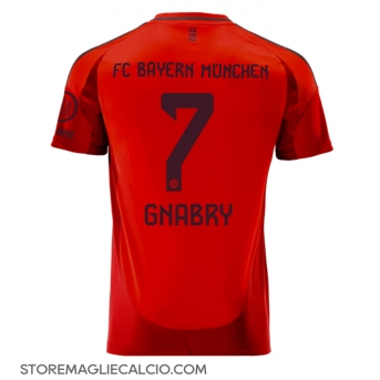 Bayern Munich Serge Gnabry #7 Maglia Gara Casa Repliche 2024-25 Maniche Corte